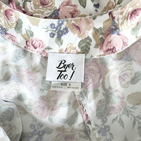 VTG Floral Button Down Dress - Picture 11 of 11